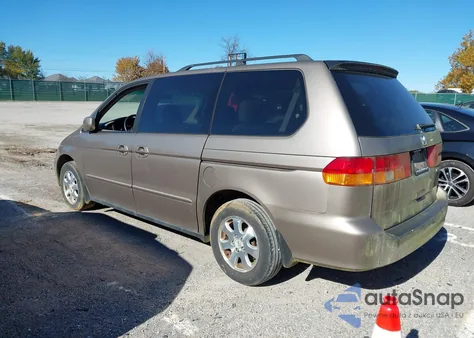 2004 Honda Odyssey Ex-L из США, поврежденный, VIN 5FNRL180X4B146437